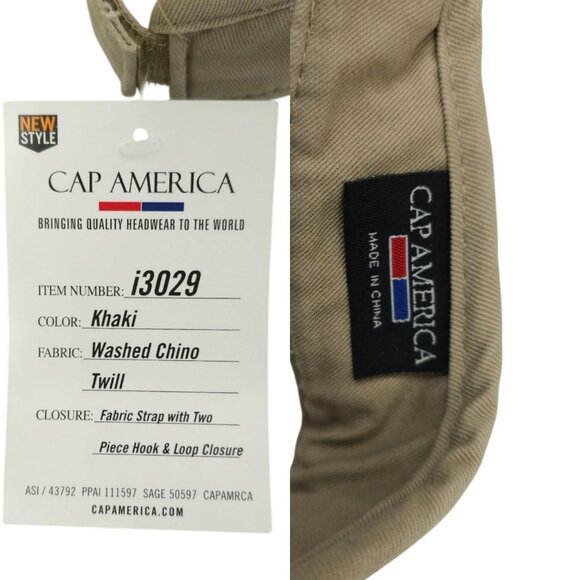 Halos Oranges Adjustable Strapback Visor Cap Washed Chino Tennis Golf Hat NEW - Picture 8 of 13